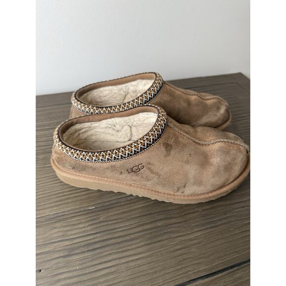 UGG Tasman Tazz Suede Women's Chestnut Size 6 USA - Picture 2 of 7